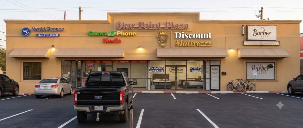 Discount Mattrezzz storefront in Harlingen, Texas